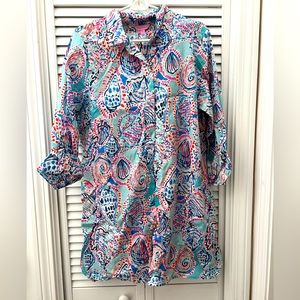Lily Pulitzer Natalie Shirtdress Cover Up